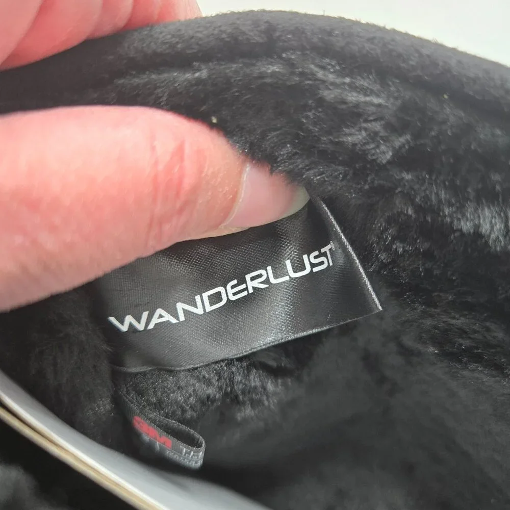 Wanderlust Women's Nika Black Fur Knee-High Boots Shoes 8 Wide W 1077498-9 New - Picture 14 of 16